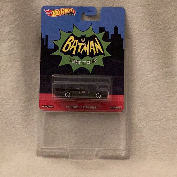 Hot Wheels Other - Batmobile ~ Batman Classic TV Series ~ Hot Wheels Premium ~ Real Riders w/case